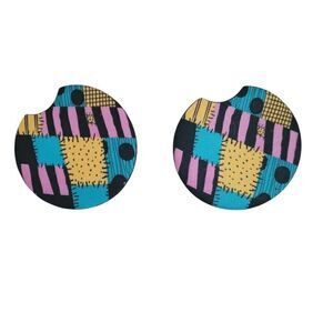 2 pcs Halloween Horror Car Cup Holder Coasters, Non Slip Car Accessories